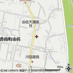 香川県高松市香南町由佐305周辺の地図