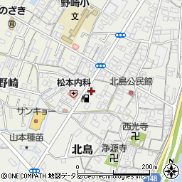 和歌山北島ＳＳ周辺の地図