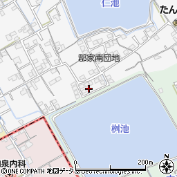 香川県丸亀市郡家町375-10周辺の地図