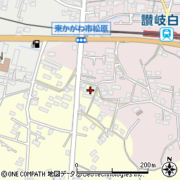 香川県東かがわ市帰来527周辺の地図