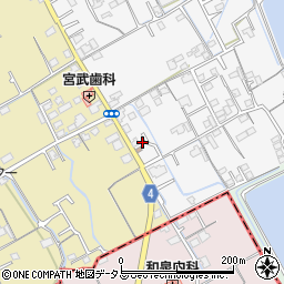 香川県丸亀市郡家町444-2周辺の地図