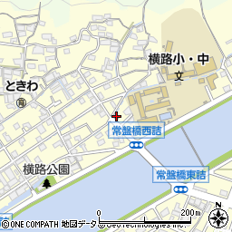 呉横路郵便局周辺の地図