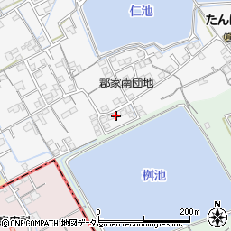 香川県丸亀市郡家町375-12周辺の地図