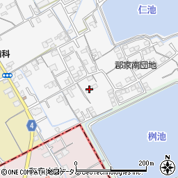 香川県丸亀市郡家町417周辺の地図