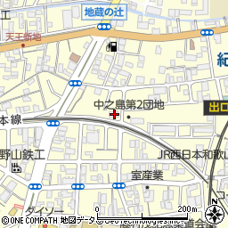 和歌山県和歌山市中之島439周辺の地図