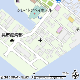 深川医療器株式会社　呉営業所周辺の地図