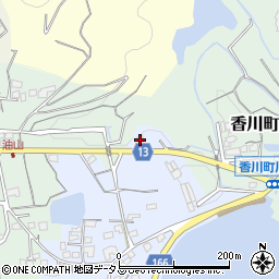 香川県高松市香川町川内原21周辺の地図