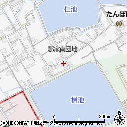 香川県丸亀市郡家町375-14周辺の地図