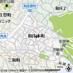 広島県呉市和庄本町周辺の地図