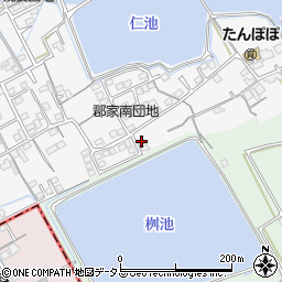 香川県丸亀市郡家町375-5周辺の地図