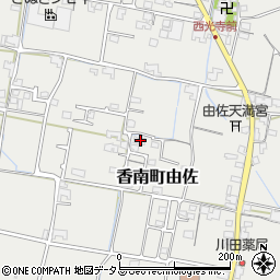 香川県高松市香南町由佐435周辺の地図