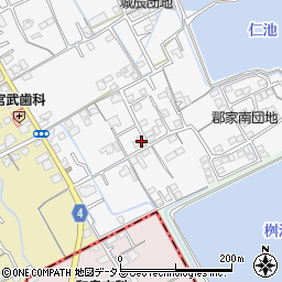 香川県丸亀市郡家町464周辺の地図