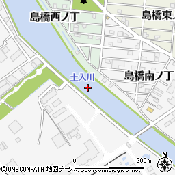 土入川周辺の地図
