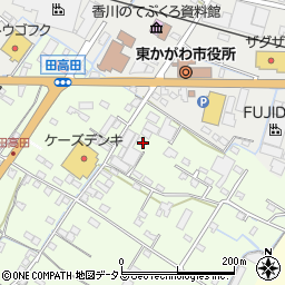 香川県東かがわ市白鳥82周辺の地図