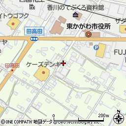 香川県東かがわ市白鳥80-1周辺の地図