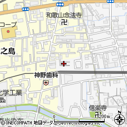 和歌山県和歌山市新在家175周辺の地図