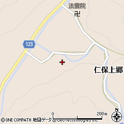 山口県山口市仁保上郷1103周辺の地図