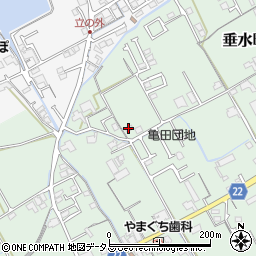 香川県丸亀市垂水町3086-1周辺の地図