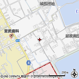 香川県丸亀市郡家町461-2周辺の地図