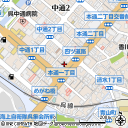 株式会社フードマイル呉周辺の地図