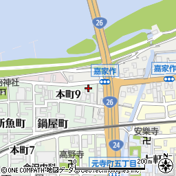 三栄荘周辺の地図