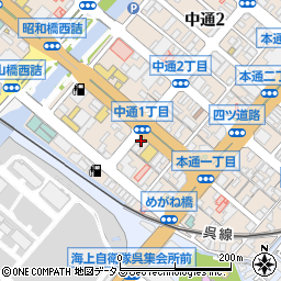 呉ファーストホテル周辺の地図