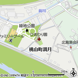 和歌山県紀の川市桃山町調月58-3周辺の地図
