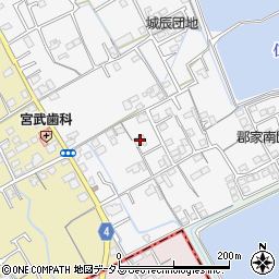香川県丸亀市郡家町461-1周辺の地図