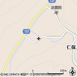 山口県山口市仁保上郷1097周辺の地図