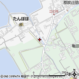 香川県丸亀市郡家町358-4周辺の地図