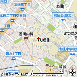 広島県呉市八幡町5周辺の地図