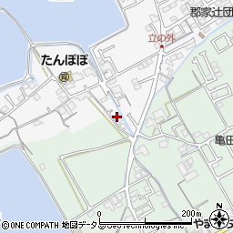 香川県丸亀市郡家町358-5周辺の地図