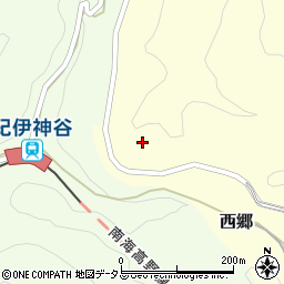 和歌山県伊都郡高野町西郷神谷周辺の地図