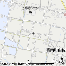 香川県高松市香南町由佐722周辺の地図