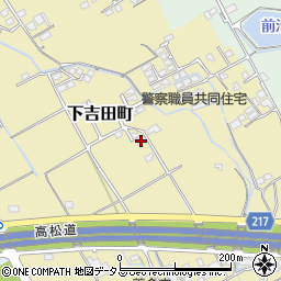 香川県善通寺市下吉田町696周辺の地図