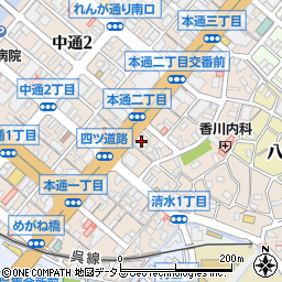 Ｋ・Ｂ・Ｋ呉ダンス教室周辺の地図