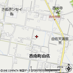 香川県高松市香南町由佐442周辺の地図