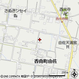 香川県高松市香南町由佐443周辺の地図