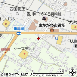 香川県東かがわ市白鳥86-3周辺の地図