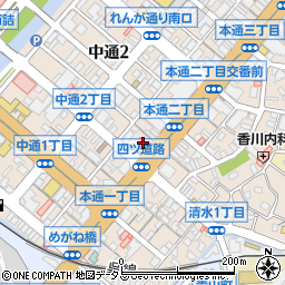 宇都宮書店周辺の地図