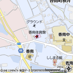 高松市香南体育館周辺の地図