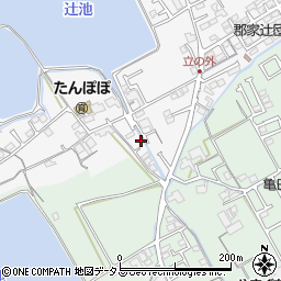 香川県丸亀市郡家町358-7周辺の地図