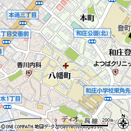 広島県呉市八幡町周辺の地図