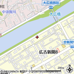 東洋物産商会　工場倉庫周辺の地図