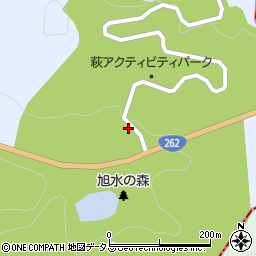 萩アクティビティパークナチュラサーキット周辺の地図