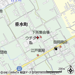 香川県丸亀市垂水町2993-1周辺の地図