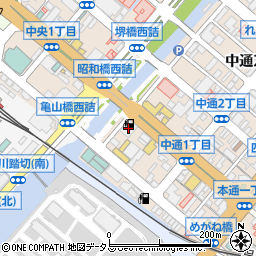 ＥＮＥＯＳ　ＤＤセルフ呉駅前ＳＳ周辺の地図