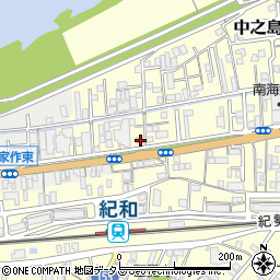 和歌山県和歌山市中之島921周辺の地図