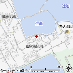 香川県丸亀市郡家町327-6周辺の地図