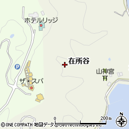 徳島県鳴門市瀬戸町室在所谷周辺の地図